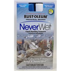 NEW RUST-OLEUM NEVER WET LIQUID REPELLING TREATMENT