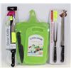 Image 1 : LOT OF NEW KITCHEN ITEMS INCLUDING SLICER KNIFE,