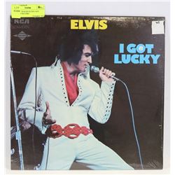 FACTORY SEALED ELVIS I GOT LUCKY LP RECORD