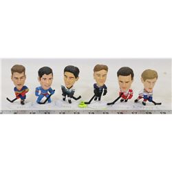 LOT OF NHL MINI FIGURINES INCL ROB BLAKE, STEVE