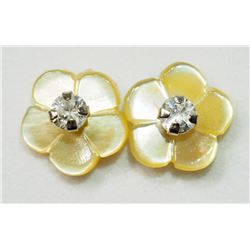 4) 14K DIAMOND 2IN1 EARRINGS W/REMOVABLE JACKET