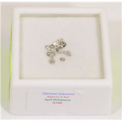 38) GENUINE LOOSE DIAMOND GEMSTONES