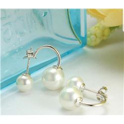 925 STERLING SILVER FRESHWATER PEARL STUD EARRINGS