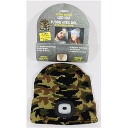 NEW ULTRA BRIGHT LED HEADLIGHT TOQUE (CAMO)