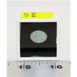 341) GENUINE AUSTRALIAN OPAL, OVAL CABOCHON,