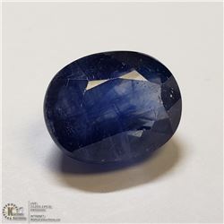 337) ENHANCED BLUE SAPPHIRE, OVAL, APPROX 10 CTS
