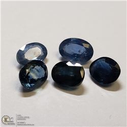 332) GENUINE SAPPHIRES, OVAL, APPROX 3 CTS