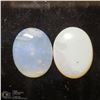 Image 1 : 379) 2 GENUINE AUSTRALIAN OPALS, OVAL CABOCHON,