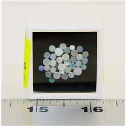 323) GENUINE AUSTRALIAN OPALS, 2.5-5MM ROUND