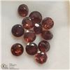 Image 1 : 322) GENUINE GARNETS, ROUNDS, APPROX 4 CTS
