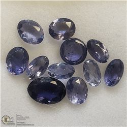 327) GENUINE IOLITES, ASSORTED OVALS, APPROX