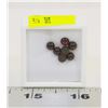 Image 1 : 324) GENUINE GARNETS, ROUND CABOCHON, APPROX 6CTS