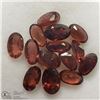 Image 1 : 315) GENUINE GARNETS, OVALS, APPROX 4 CTS