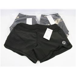 THREE NEW WOMENS WORK OUT SHORTS SIZE XS
