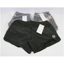 THREE NEW WOMENS WORK OUT SHORTS SIZE XS
