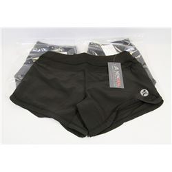 THREE NEW WOMENS WORK OUT SHORTS SIZE SMALL