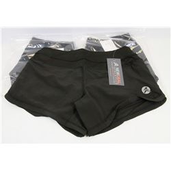 THREE NEW WOMENS WORK OUT SHORTS SIZE SMALL