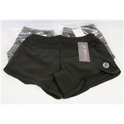 THREE NEW WOMENS WORK OUT SHORTS SIZE SMALL