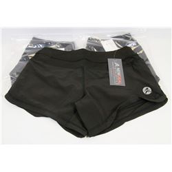 THREE NEW WOMENS WORK OUT SHORTS SIZE SMALL