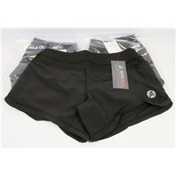THREE NEW WOMENS WORK OUT SHORTS SIZE MEDIUM