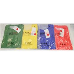 FOUR NEW WOMENS ATHLETIC TOPS SIZE SMALL