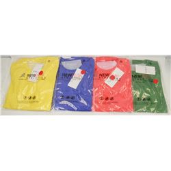 FOUR NEW WOMENS ATHLETIC TOPS SIZE EXTRA SMALL