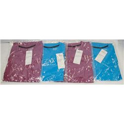 FOUR NEW MENS ATHLETIC SHIRTS SIZE LARGE