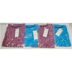 FOUR NEW MENS ATHLETIC SHIRTS SIZE LARGE