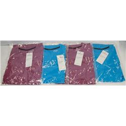 FOUR NEW MENS ATHLETIC SHIRTS SIZE LARGE