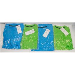 FOUR NEW MENS ATHLETIC SHIRTS SIZE MEDIUM