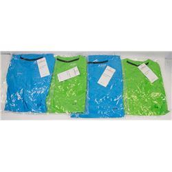 FOUR NEW MENS ATHLETIC SHIRTS SIZE MEDIUM