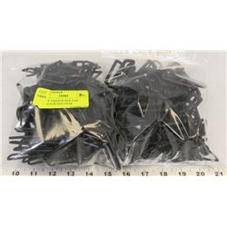 LOT OF 2 BAGS OF NEW TURN BUCKLES BLACK COLOR