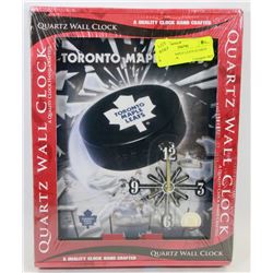 TORONTO MAPLE LEAFS QUARTZ WALL CLOCK