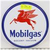 Image 1 : MOBILGAS ROUND METAL SIGN, 12"