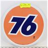 Image 1 : 76 ROUND METAL SIGN, 12"