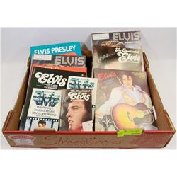 FLAT OF ELVIS BOOKS