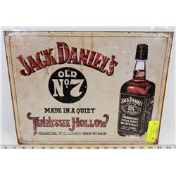 JACK DANIELS NO 7 METAL SIGN.
