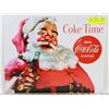 Image 1 : COCA COLA & SANTA METAL SIGN.
