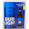 Image 1 : BUD LIGHT METAL SIGN.