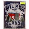 Image 1 : STILL PLAYS WITH CARS METAL SIGN