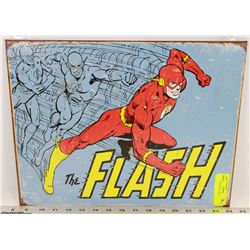 THE FLASH METAL SIGN.
