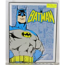RETRO REPLICA BATMAN METAL SIGN.