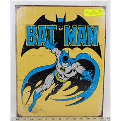 RETRO REPLICA BATMAN TIN METAL SIGN