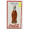 Image 1 : DRINK COCA COLA METAL SIGN.