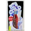 Image 1 : ICE COLD COCA COLA METAL SIGN.