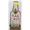 Image 1 : NEW MAN CAVE WOOD  AND METAL BOTTLE OPENER