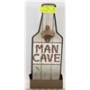 Image 1 : NEW MAN CAVE WOOD  AND METAL BOTTLE OPENER