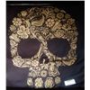 Image 1 : NEW SOFT TOUCH GOLDEN SKULL PILLOW COVER