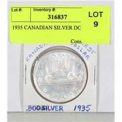 1935 CANADIAN SILVER DOLLAR
