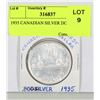 Image 1 : 1935 CANADIAN SILVER DOLLAR